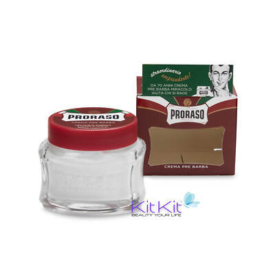 Proraso Red Soothing Pre-shaving Cream (Shea butter, sandalwood) 100ml