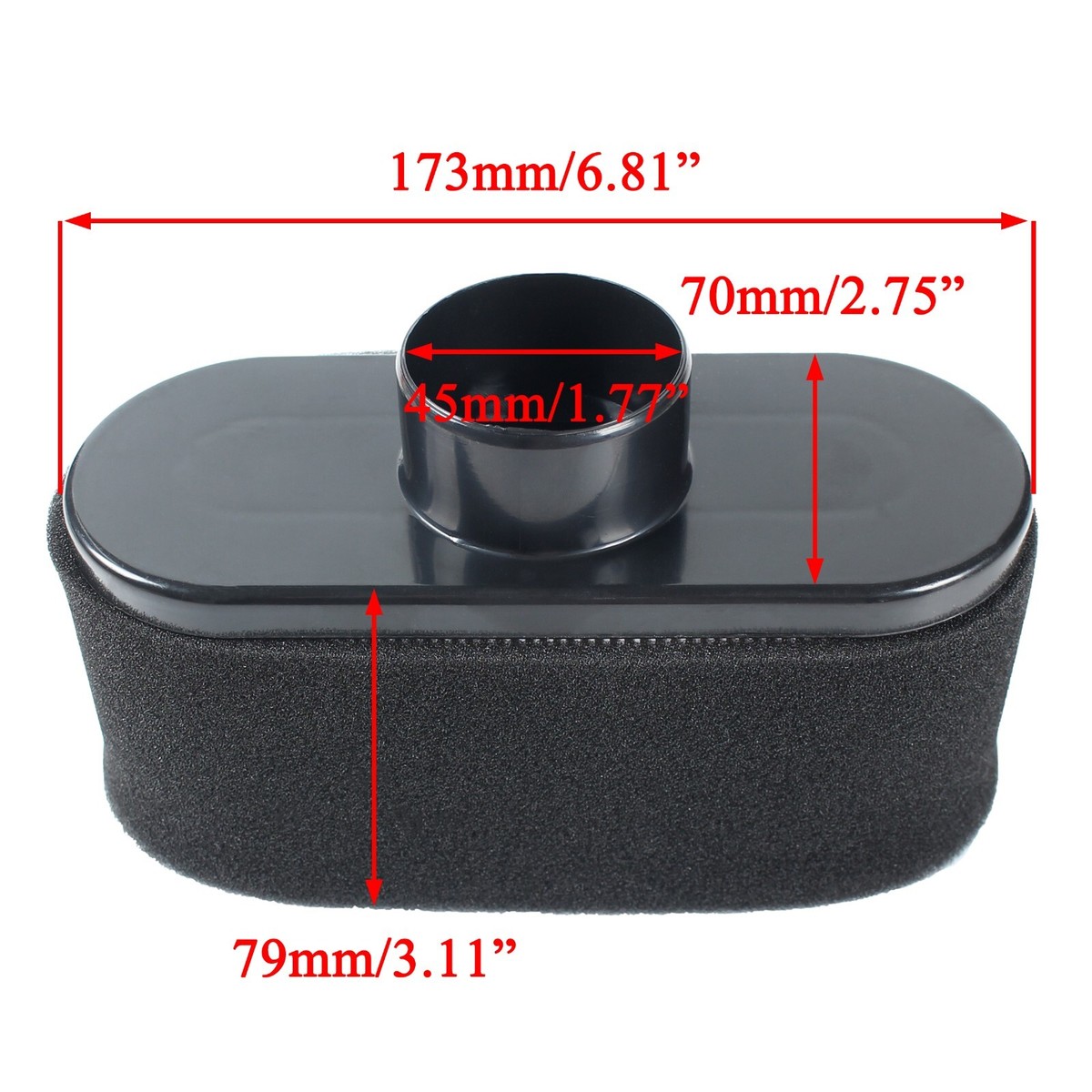 テレビ air 1965-67 Pontiac GTO Air Cleaner Base, Filter Element, Louvered Top