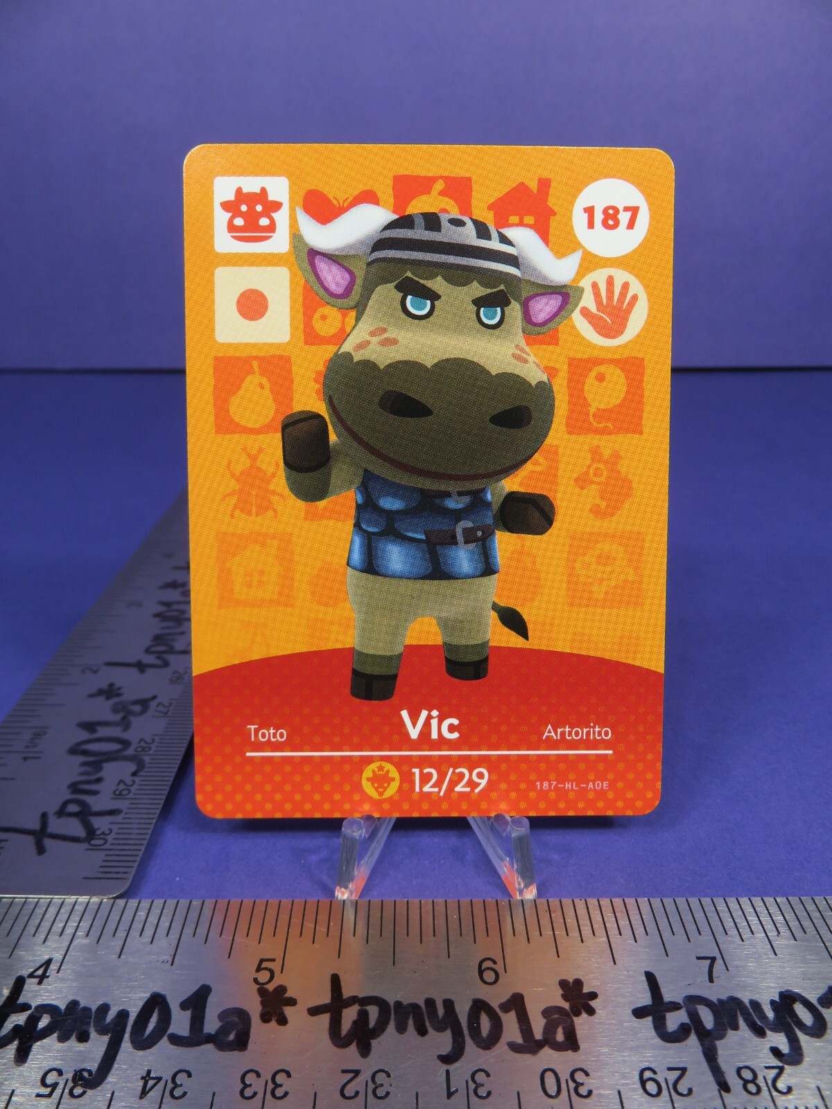 VIC #187 Authentic US Pack Fresh Animal Crossing Series 2 Amiibo Card eSE