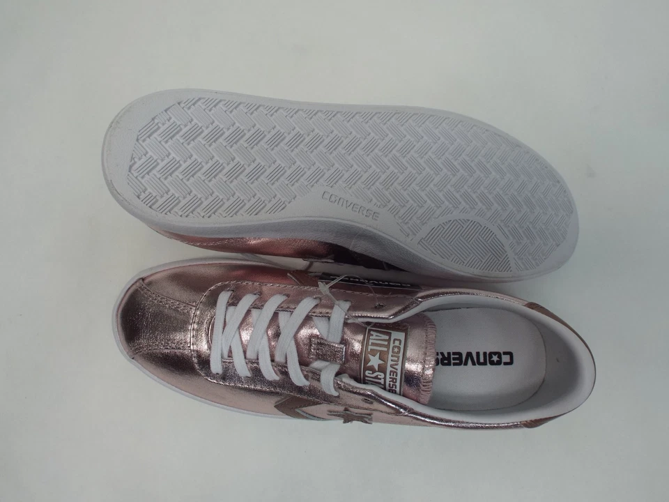 New Womens 11.5 Converse Breakpoint OX Metallic Rose Quartz Shoes $60 157798C - Image 3 of 4