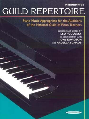 Guild Repertoire -- Piano Music Appropriate for the Auditions of the National