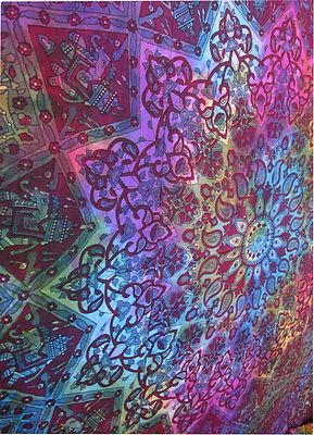 Twin Indian Star Mandala Wall Hanging Tie Dye Art Tapestry Urban ...