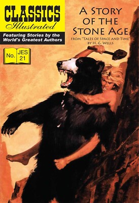 Classics Illustrated J.E.S- A Story of the Stone Age #21 (H. G. Wells)