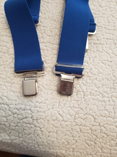 Las Vegas Men's Blue Suspenders - Picture 4 of 5