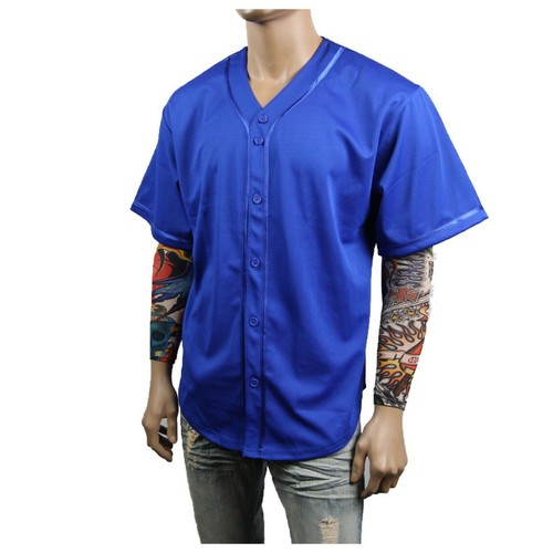 Mens Baseball Jersey Raglan Stripe Sports Uniform Team Hipster Tee Casual S-3X - 第 137/155 張圖片
