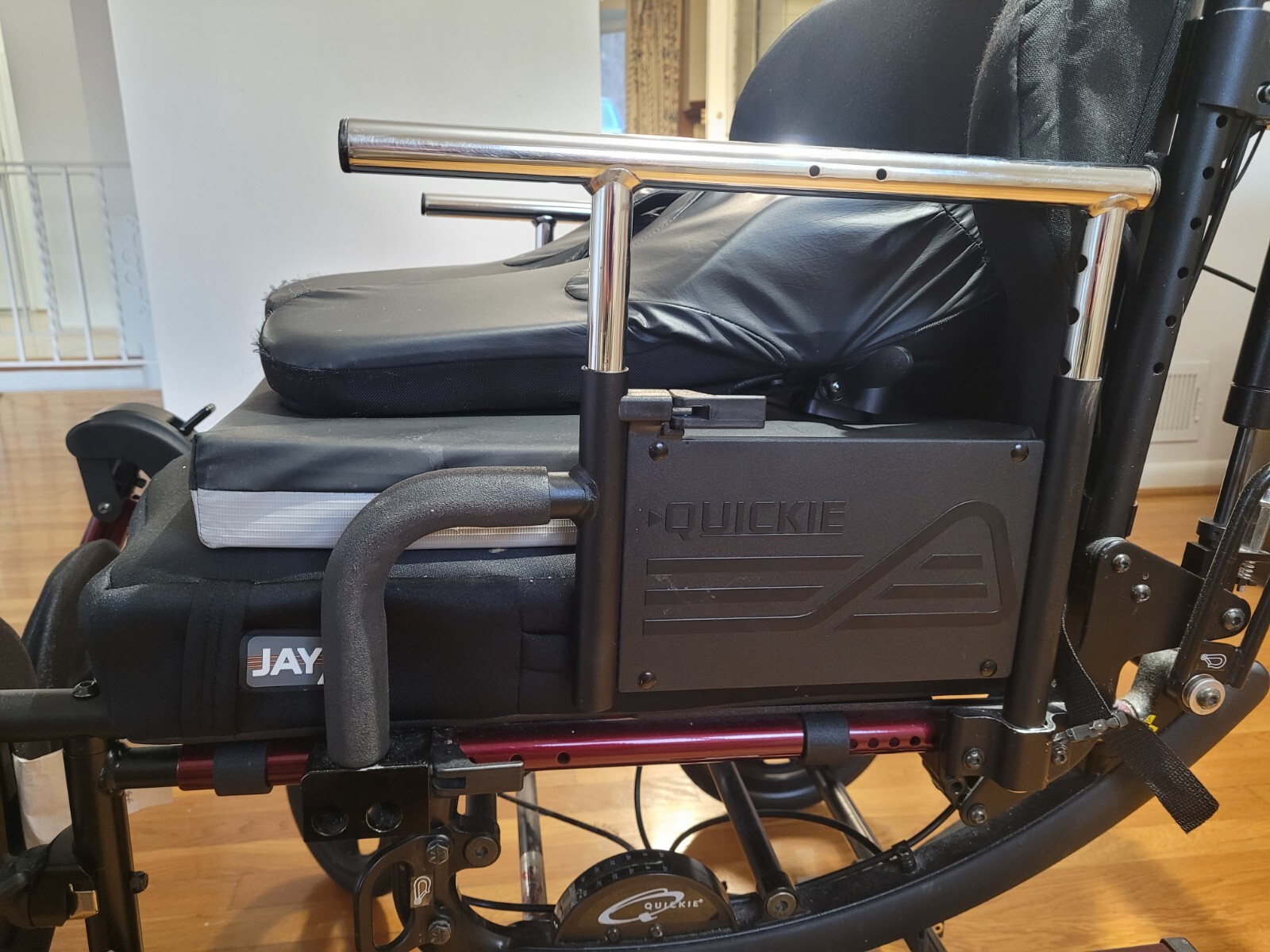 Quickie Iris TiltinSpace Rehab Wheelchair w/ Jay J3 Back And Arm