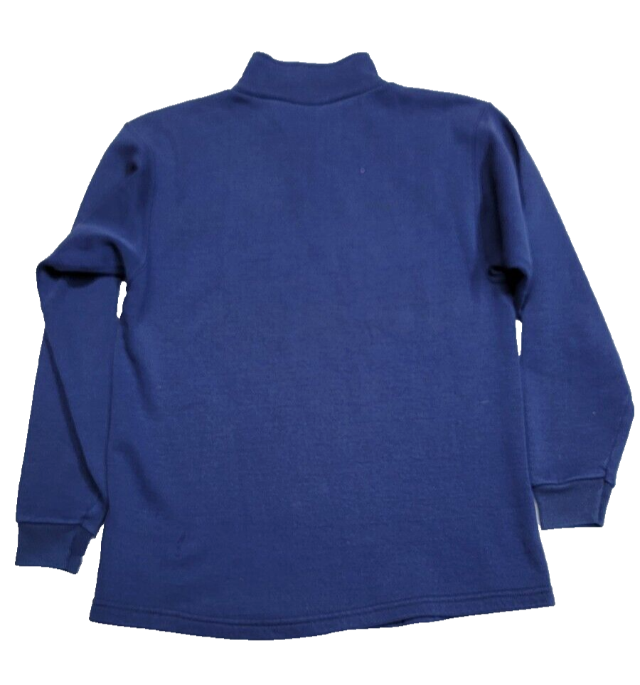 Vintage 90's Nike 1/4 Zip Navy Athletic Pullover Sweat Shirt
