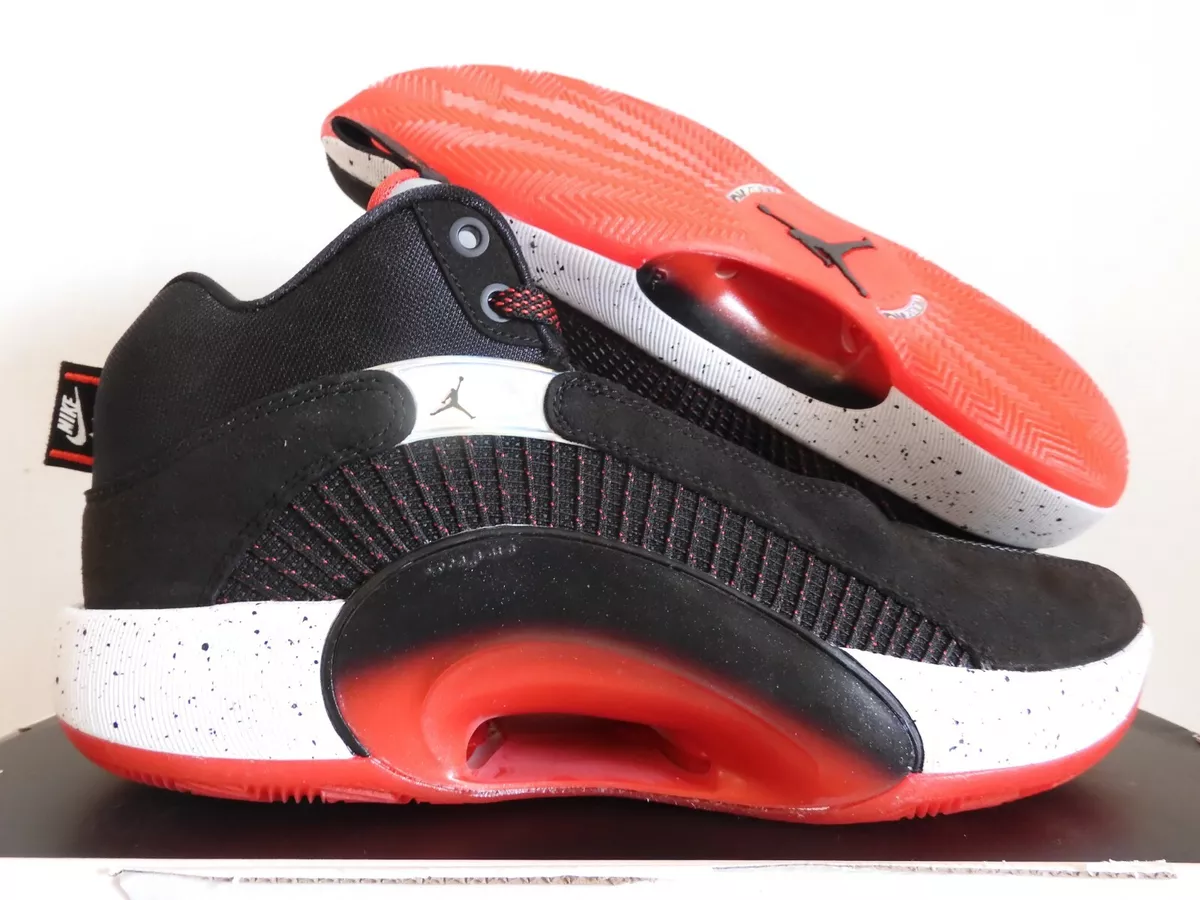 NIKE AIR JORDAN XXXV 35 u0026#034;BREDu0026#034; BLACK-RED-WHITE SZ 10 [CQ4227-030]  | eBay