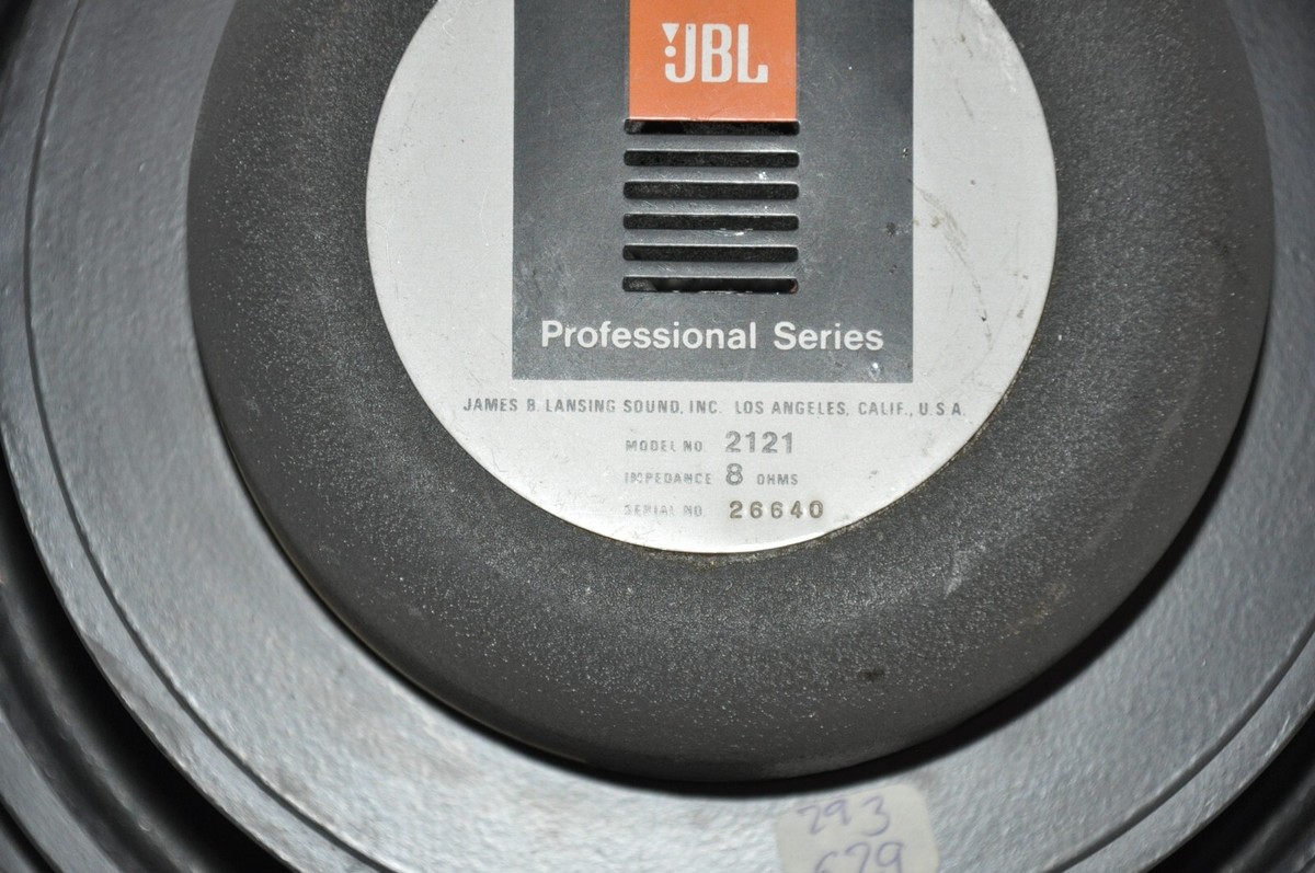 Rare JBL 2121 Mid-bass 10” Driver used in #4343 | eBay