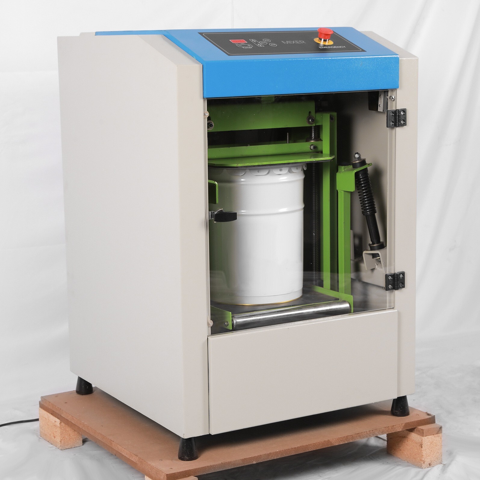 Upgrade 5 Gallon Automatic Clamping Paint Shaker 110V High Speed Paint