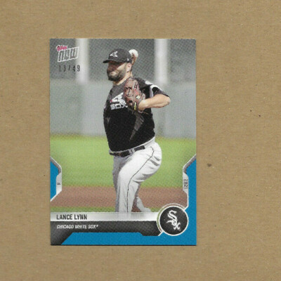 Lance Lynn 2021 Topps Now Road to Opening Day blue #'d 13/49 OD-88 White Sox