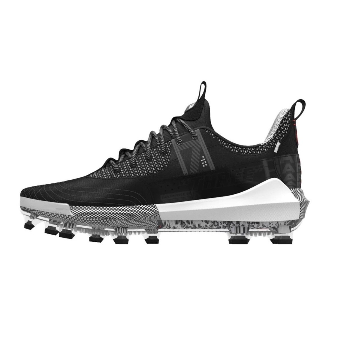 Under Armour Men’s Harper 7 Elite Low MCS
Baseball, 3025585-001, Black Size 10.5 Under Armour Harper 7 Elite Low MCS Baseball Cleats 3025585  main image 3