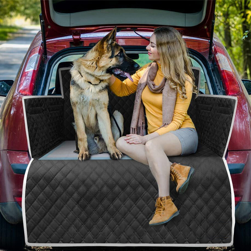 Kofferraumschutz Hund Hundedecke Auto KFZ Kofferraummatte mit Seitenschutz NEU