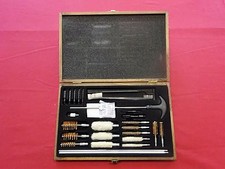 Outers Universal 28 Piece Gun Cleaning Kit with Wood Case OUT701101 Outters