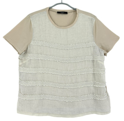 WEEKEND MAX MARA Rundhals Damen Top T-Shirt Größe L