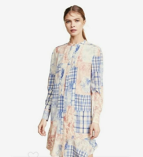 tory burch cora silk dress Silk dress Cora TORY BURCH | color Beige