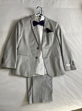 Boy Size 10 Grey Suit Calvin Klein