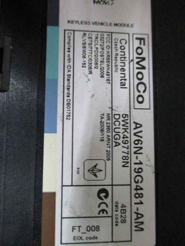 LW14-17 OEM 2012 2013 2014 2015 2016 2017 2018 MÓDULO FOCUS ESCAPE C-MAX ROBO Foto 2 de 2