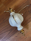 Lenox 1984 Annual Christmas Ornament Starburst Motif Porcelain Gold Trim — photo 2