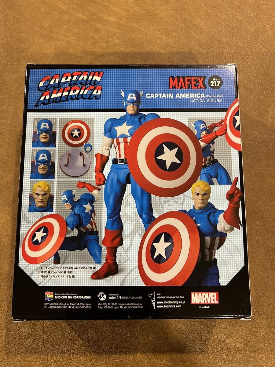 MAFEX CAPTAIN AMERICA COMIC Ver. Figure Medicom Toy No.217 MAFEX CAPTAIN AMERICA COMIC Ver. Figure Medicom Toy No.217