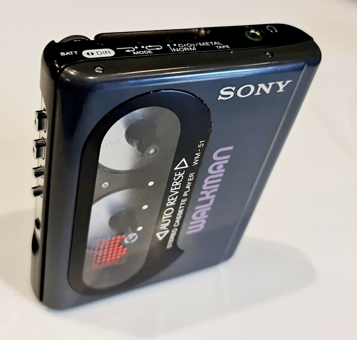 Extremely Rare Sony Walkman Black WM-51 inbuilt earphones Japan