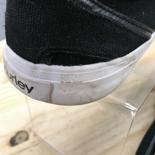 Hurley Shoes Womens 8 M Arlo Slip On Sneakers Black Canvas Round Toe Comfort - Picture 13 of 16