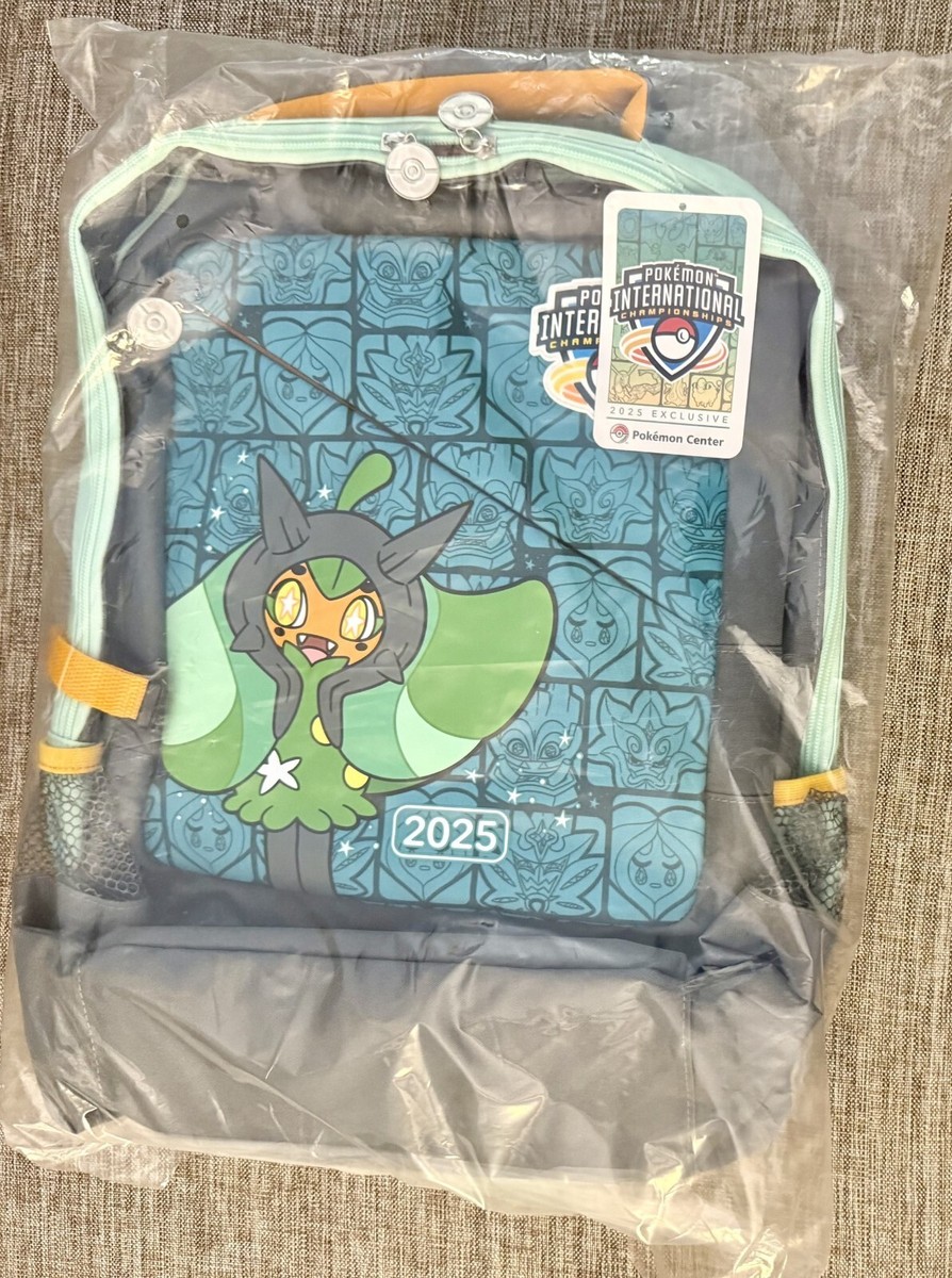 Pokémon Center NAIC EUIC 2025 Ogerpon Backpack––with tags