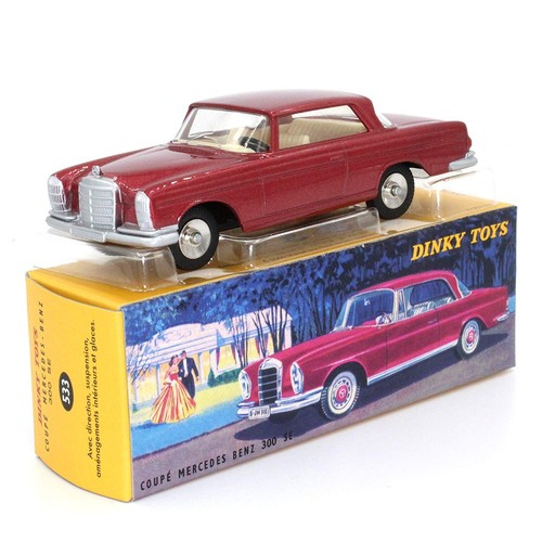 DINKY TOYS 533 MERCEDES BENZ 300SE Coupé Rouge 1.43