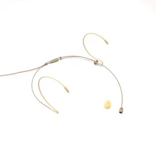 Double Earhook Headset Microphone with 4 pin XLR Connector for SHURE Wireless