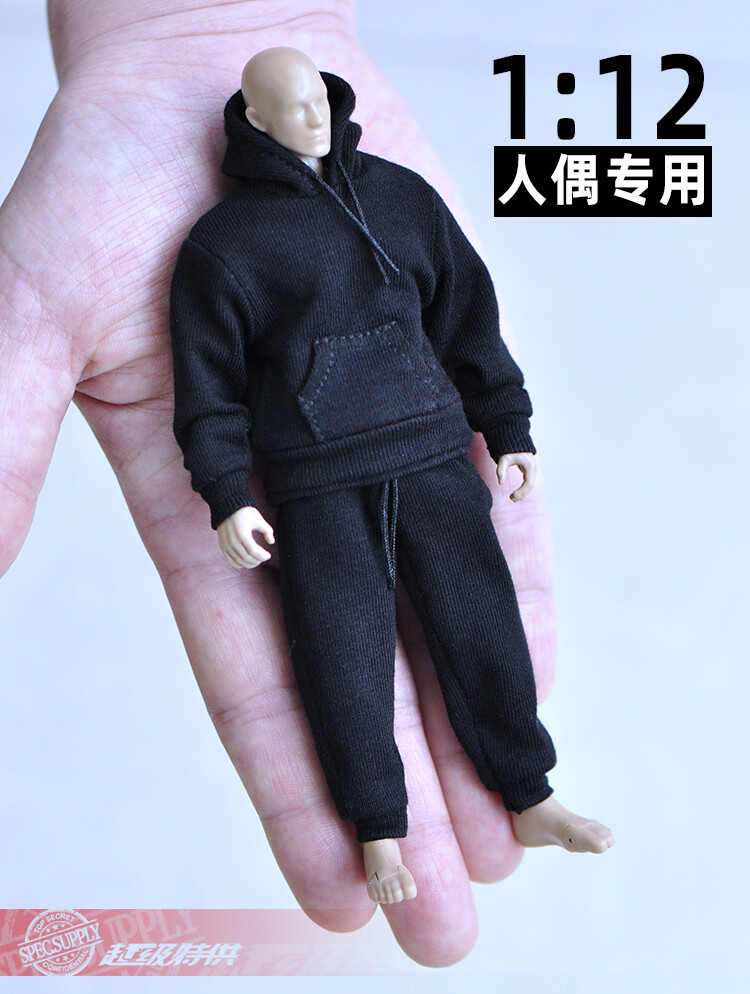1:6 Brauner Anzug Mantel Hose Kleidung Modell Für 12" Männlichen Soldaten Figur Körper Spielzeug