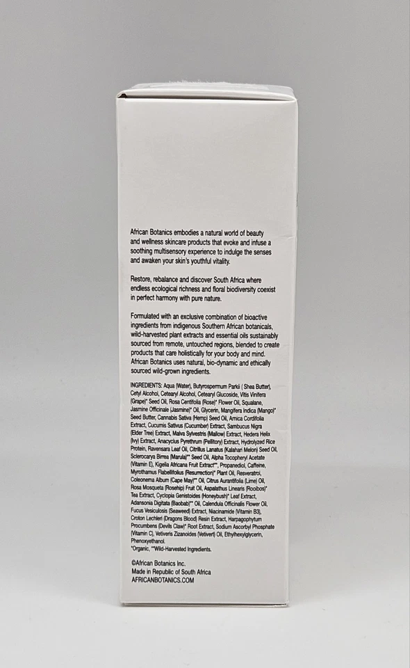 Crema corporal botánica de jardín salvaje AFRICAN BOTANICALS 6,76 fl oz orgánica Foto 4 de 4