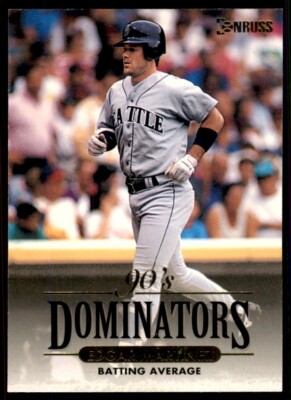 1994 Donruss 90's Dominators Edgar Martinez Seattle Mariners #4