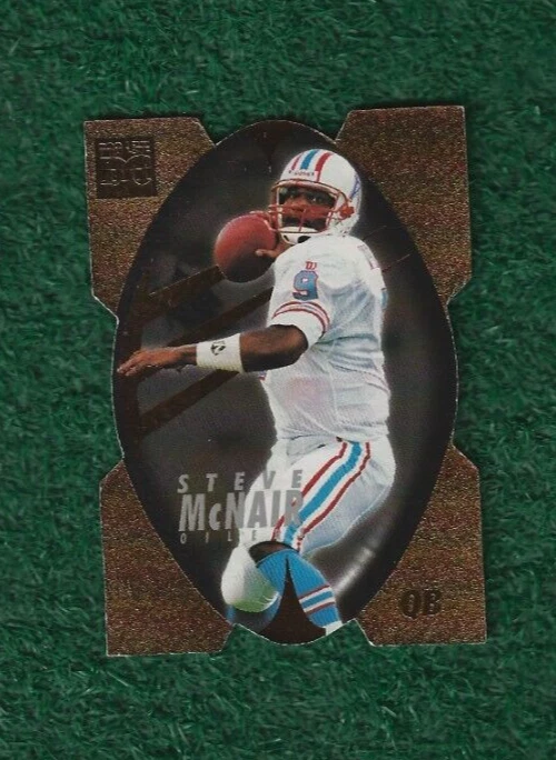 STEVE McNAIR - 1998 PRO LINE DC III - DIE-CUT - CARD # 32 - HOUSTON OILERS - NFL - Image 2 of 3
