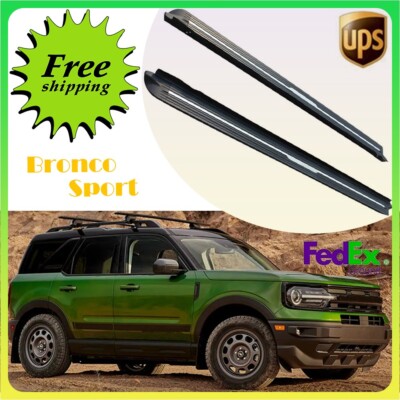 Passt für Bronco Sport 2021-2024 Fixed Running Board Side Step Pedal Nerf Bar