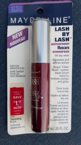 Vintage Maybelline Lash By Lash Mascara Soft Black F S Sealed Ebay