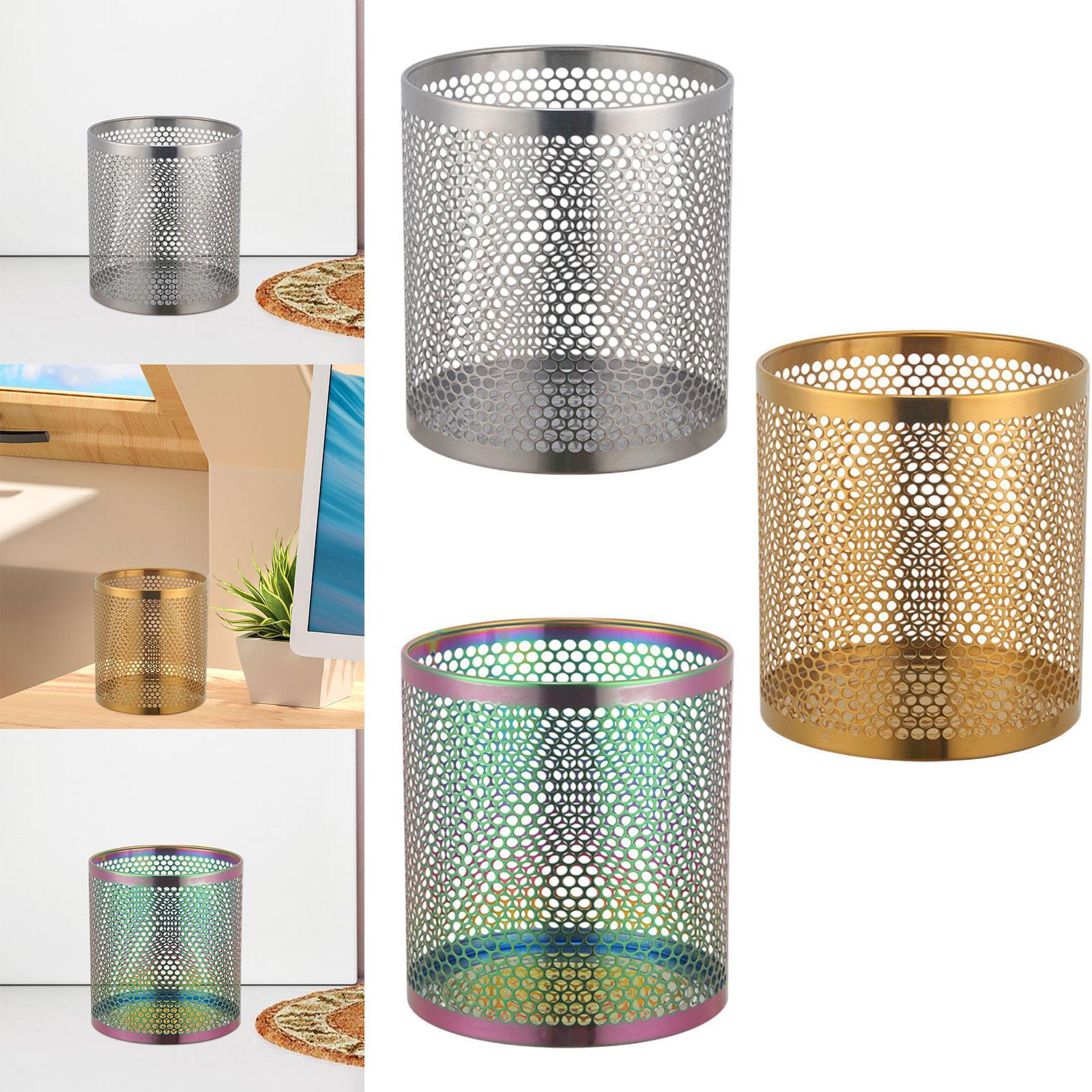 Trash Can Garbage Container Lightweight Waste Bin Multipurpose Hollow-image