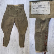 Vintage A.B.L. 1951 Vaes Van Der Straeten Taille No 2 B Riding Pants Jodhpurs