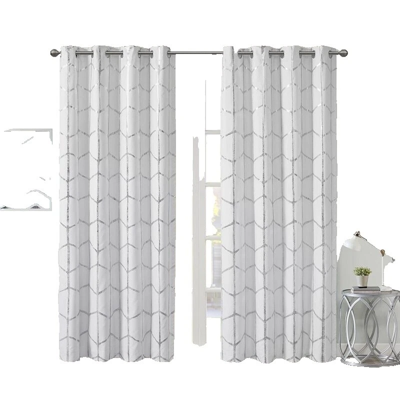 Cortinas de Ventana abstracto blanco