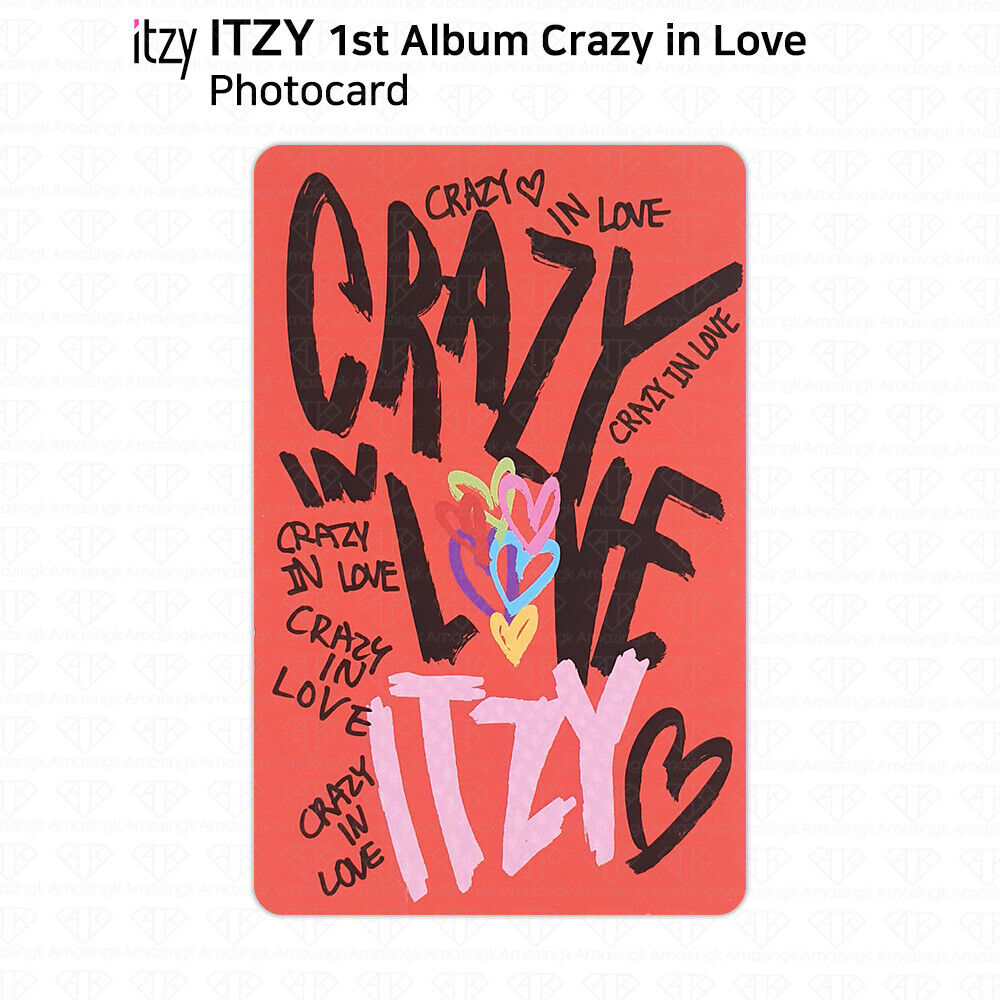 ITZY 1st Album Crazy In Love Official Photocard Yeji Lia ITZY 1st Album Crazy In Love Official Photocard Yeji Lia