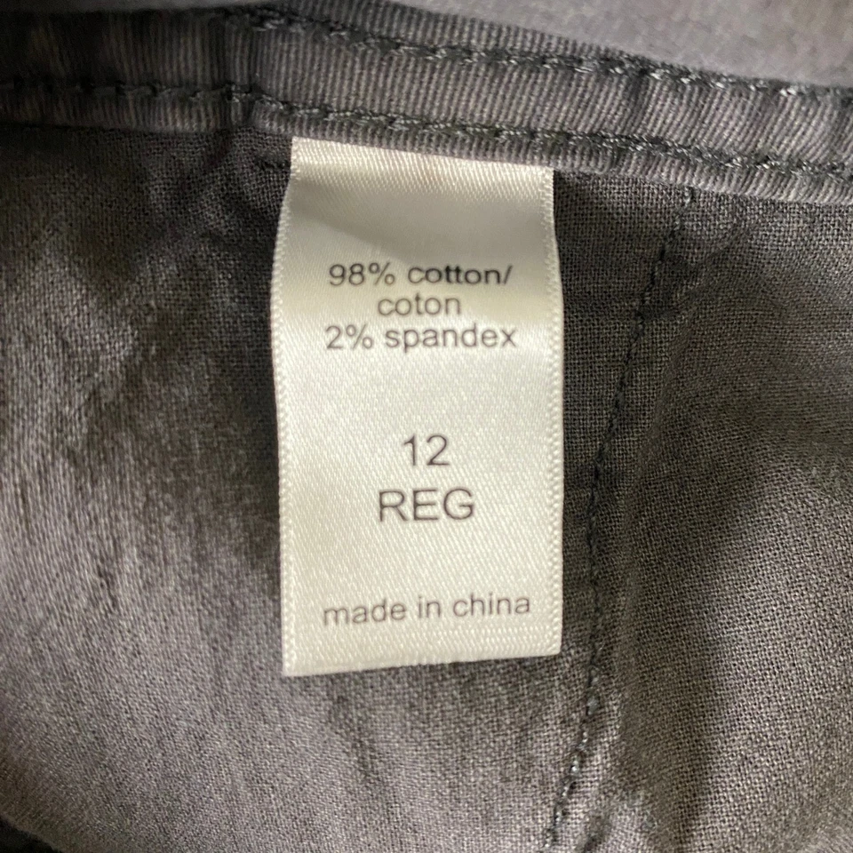 Pantalones de mezclilla Maurices Bootcut para mujer talla 12 regular gris algodón spandex informales Foto 4 de 4