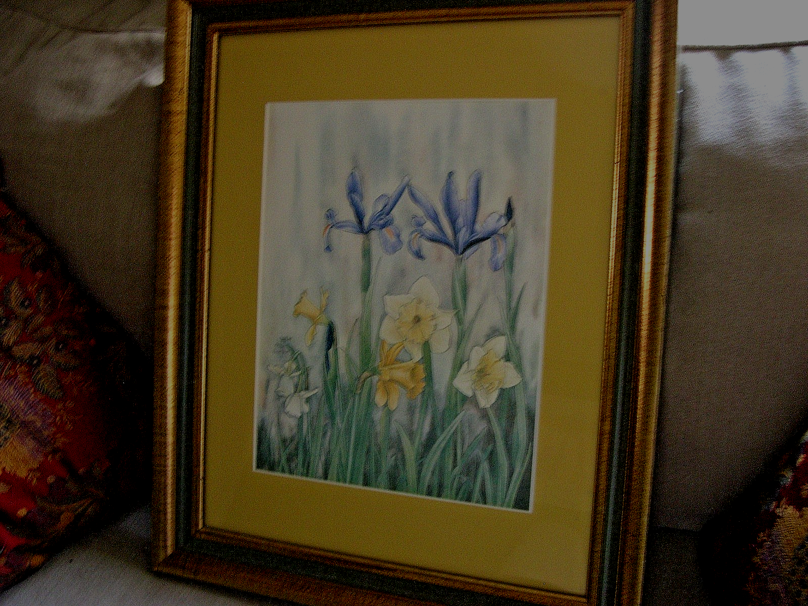 Mixed Floral by Carmel Foret - Watercolor - Signed Framed Print