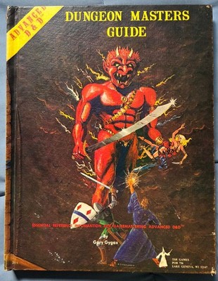 Advanced Dungeons & Dragons Real 1979 1st Ed 1st Printing Dungeon Masters Guide