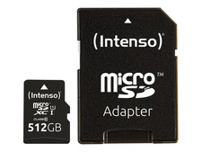 Intenso MicroSD Card UHS-I Premium 512GB MicroSD Class 10 UHS-I 90 3423493