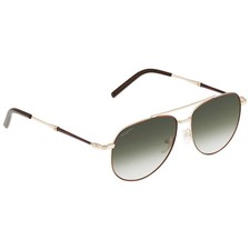 Ferragamo Green Gradient Pilot Unisex Sunglasses SF226S 723 58 SF226S 723 58