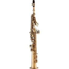 Allora ASPS-550 Paris Straight Soprano Sax Antique Matte Antique Matte Keys