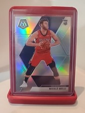 2019-20 Mosaic Nicolo Melli Silver Holo Prizm Refractor Rookie SP RC #216 Mavs