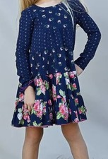 Matilda Jane Dream Chasers Twirl in Floral Dress Size 2 Toddler