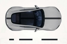 Aftermarket Aston Martin Vantage Center Racing Stripes Vinyl Decal Kit Aftermarket Aston Martin Vantage Center Racing Stripes Vinyl Decal Kit
