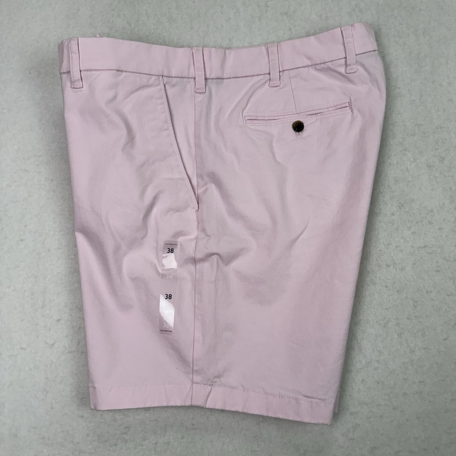 Tommy Hilfiger 7" Inseam Pink Stretch Chino Shorts Men's Size 38 thumbnail 17