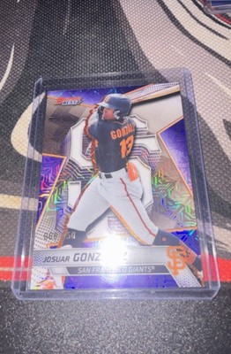 2025 Bowman's Best - Top Prospects Josuar Gonzalez Purple Refractor /250 (RC)